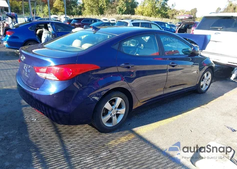 2013 Hyundai Elantra Gls z USA, uszkodzony, nr VIN 5NPDH4AE9DH307915